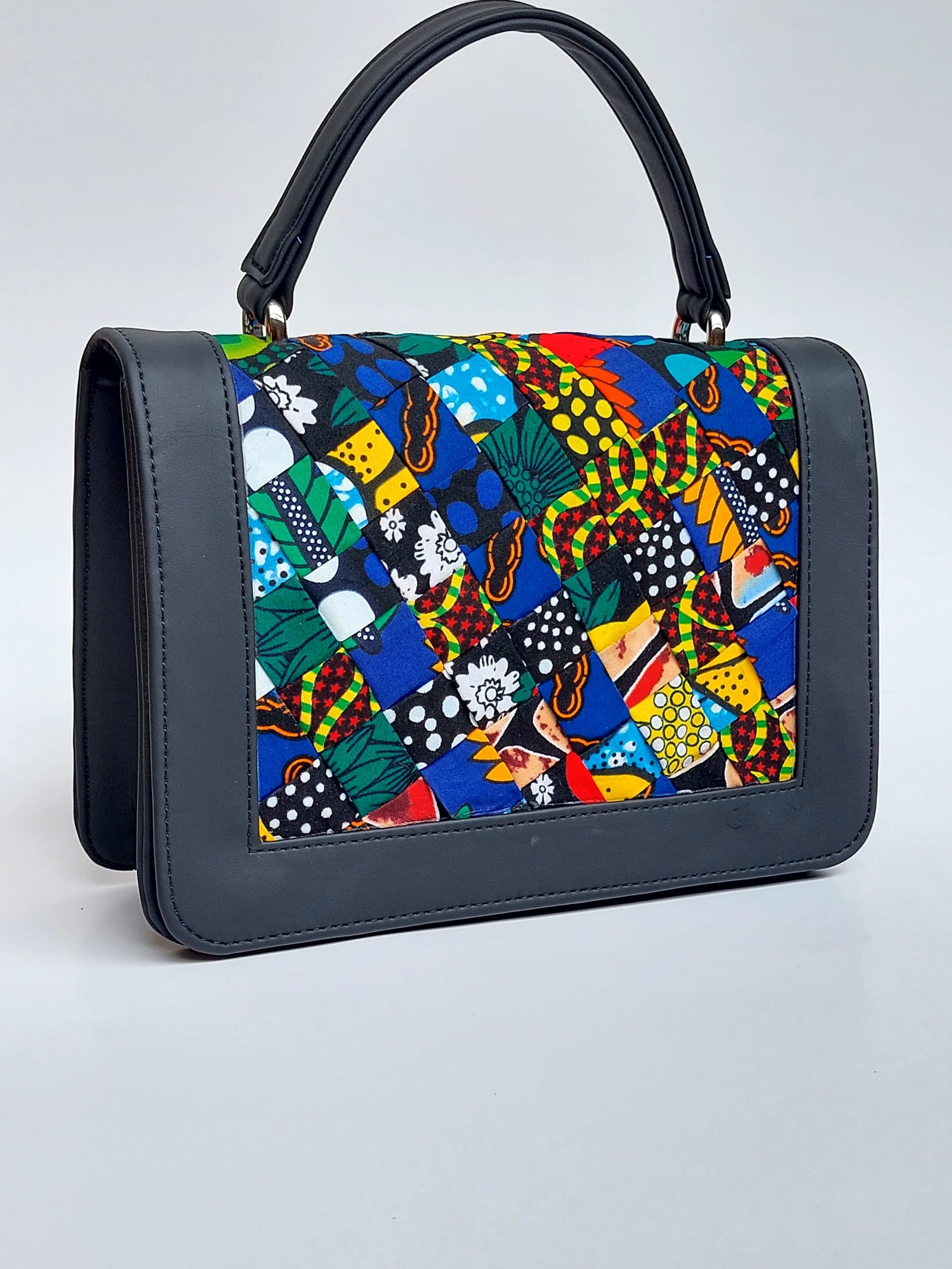 Woven Ankara Bag